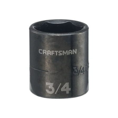 Craftsman Sockets, 3/8" Drive 3/4" SAE Impact Shal CMMT15838