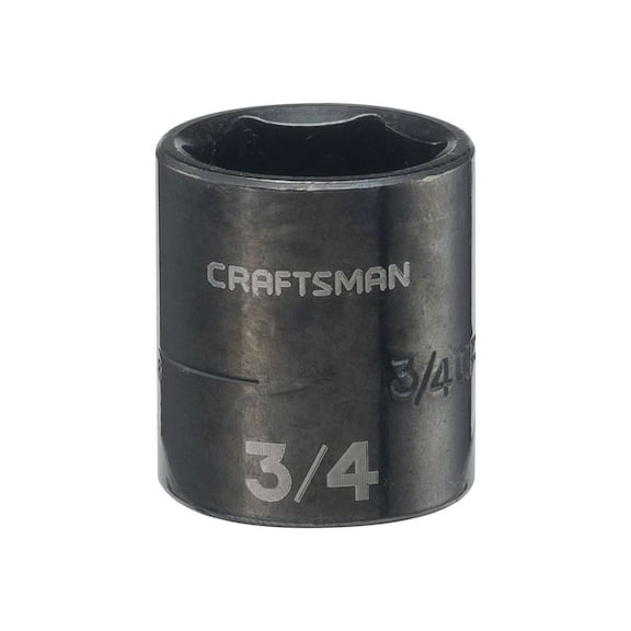 Craftsman Sockets, 3/8" Drive 3/4" SAE Impact Shal CMMT15838