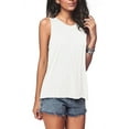 thumbnail image 1 of Women's Summer Sleeveless Pleated Back Closure Casual Tank Tops, 1 of 3