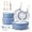 Blue, variant on Koch Systeme CS 5‑Piece Induction Cookware Set with Detachable Handle, Space‑Saving Pots & Pans Set for All Stovetops