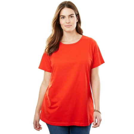 - Plus Size Crewneck Perfect Tee