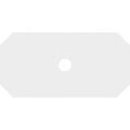 thumbnail image 4 of Ekena Millwork CMP30X15ED-03000 3 in. ID x 10.5 in. Rectangle Emerald Architectural Grade PVC Contemporary Ceiling Medallion, 4 of 4