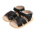 thumbnail image 1 of goowrom Baby Sandals, Anti-Slip Infant Flat Shoes with Cross Strap, 1 of 10