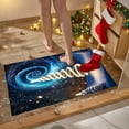 thumbnail image 4 of Christmas Carpet Entrance Door Mat Household Absorbent Nonslip Foot Mat Dirt Proof Mat Bathroom Nonslip Mat Size 15.7x23.6 Inch, 4 of 6
