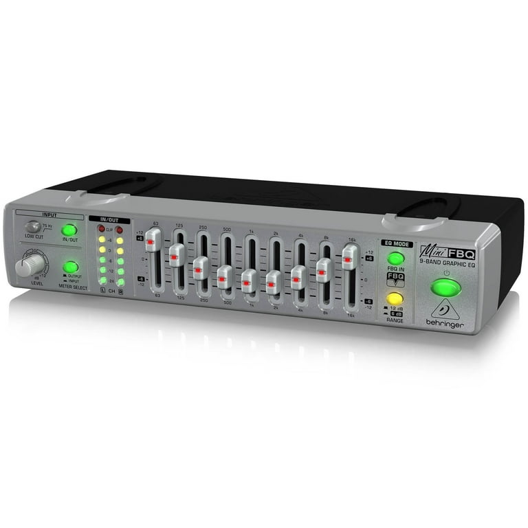 Behringer High-Quality Illuminated Faders 9-Band Graphic