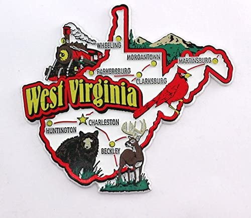 Greetings from Huntington West Virginia FRIDGE MAGNET travel souvenir 