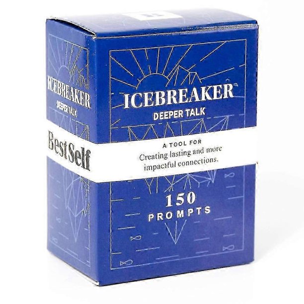 150 Cards Icebreaker Deeper Talk Deck By Bestself Conversation Party Board Game Card Games Full English - Pengj