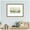 Woodgrain Stripe Mocha, variant on Kate and Laurel Framed Wall Art Print AQ Winter Landscape No. 3 by Annie Quigley, 26 x 20, Woodgrain Stripe Mocha Frame, Rustic Farmhouse, Abstract Art for Wall Decor