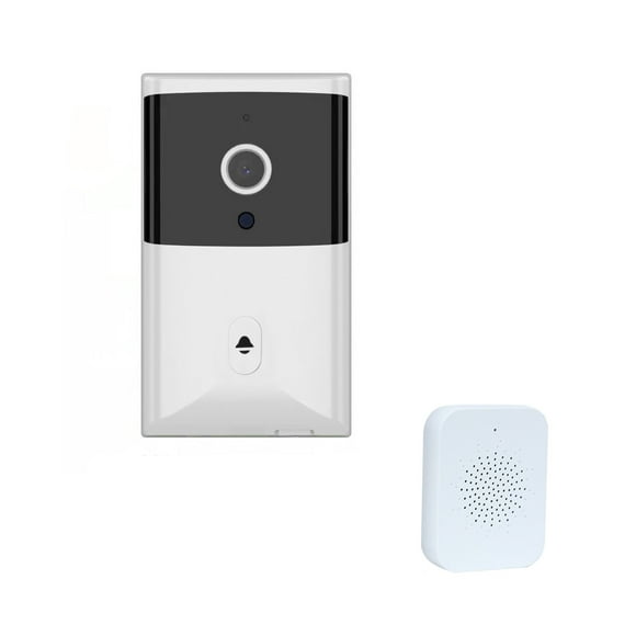 jovati Video Doorbell Wireless Wifi Smart Wireless Remote Video Doorbell Intelligent Visual Doorbell Home Intercom Hd Night Vision Wifi Rechargeable Security Door Doorbell