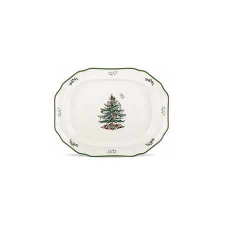 Photo 1 of Spode Christmas Tree Sculpted Platter 19" - Portmeirion USA - 1512405