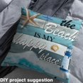 thumbnail image 2 of Castle Fairy Kids Summer Beach Fabric by the Yard 1 Yard, Coastal Lighthouse Home Decor Fabric by the Yard, Starfish Seashell Sewing Fabric, 2 of 6