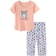 thumbnail image 1 of Conjunto de pijamas de algodón para mujer, pantalones capri de manga corta, ropa de dormir de talla grande S-3XL Adepaton CJWUS-4770, 1 of 2
