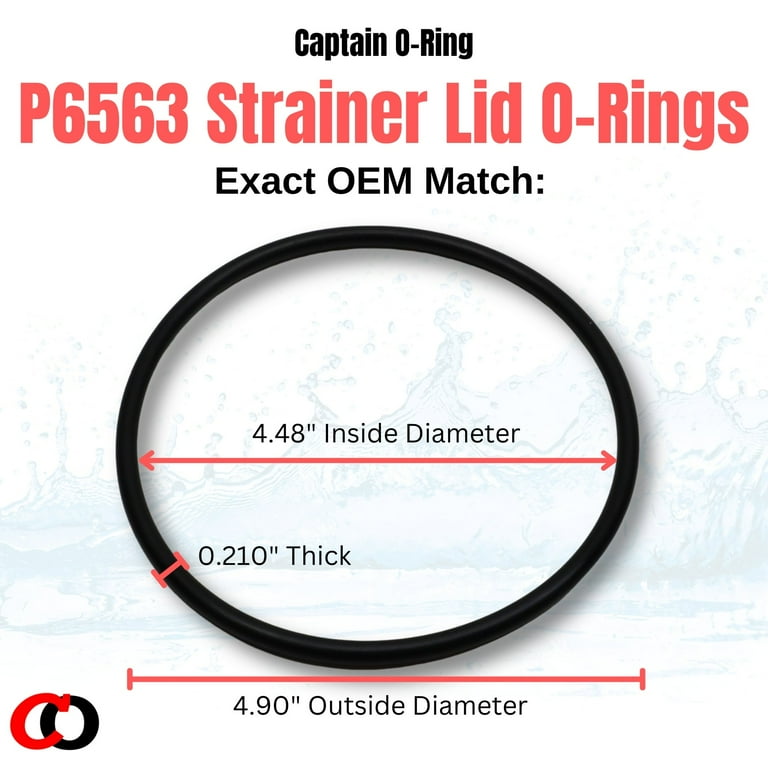 Captain O-Ring - Replacement P6563 O-Ring for Bestway Flowclear