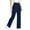Z1-Dark Blue-pants clearance sales, variant on Frostluinai High Waist Golf Pants Kids Stretchy Baggy Yoga Straight Leg Pants Solid Slit Hem Lounge Trousers for Girl Boy