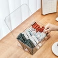 thumbnail image 6 of Vacemry Under $5 Tea Bag Organizer, Plastic Storage Container with Dividers, Clear Stackable Box for Coffee Pods Seasoning, Pantry Kitchen Cabinet Organization System, 6 of 9