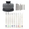 thumbnail image 1 of 9Pcs 0.8mm 2.0mm Montre Tournevis Kit Outils pour la Réparation de Montres, 1 of 9