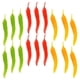 thumbnail image 2 of Artificial Peppers Chili Pepper Ornaments Shop Decoration Rural Farmhouse Style Realistic Decoration 18Pcs, 2 of 4