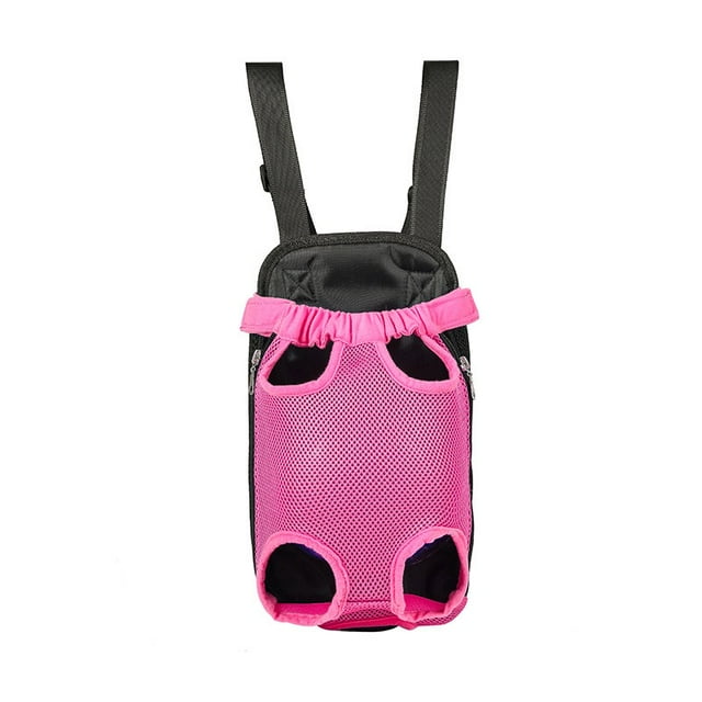 Breathable Cat/Dog Carrier Backpack, Portable Travel Pet Shoulder Bag with Chest Strap, Durable & Hands-Free