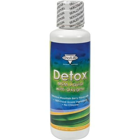 OxyLife Detox Msm Liquid with Oxygen 16 fl oz Liq