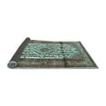 thumbnail image 2 of Ahgly Company Indoor Square Persian Light Blue Traditional Area Rugs, 5' Square, 2 of 4