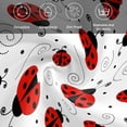 thumbnail image 5 of Ladybug Cloth Napkins, Cartoon Red Black Dots Animals Modern Simple Washable and Reusable Dinner Napkins Set of 4, Table Napkin for Kitchen Party Birthday Wedding Hotel Housewarming 20"x20", 5 of 8