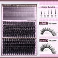 thumbnail image 6 of Lash Clusters with Spikes 180D 200D Eyelash Clusters Volume Cluster Eyelash Extensions D Thick Cluster Lashes 12-22mm DIY Lash Extension Salon Look Individual Lashes by Lanflower, 6 of 10
