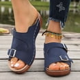 thumbnail image 4 of Willtoo Orthopedic Sandals for Women 2026 Comfortable Summer Wedges Wide Width Platform Sandal, 4 of 8