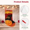 thumbnail image 4 of Rateoe Halloween Pumpkin Print Christmas Stockings,18 Inch Large Christmas Stockings Decoration Ornaments for Holiday Home Fireplace Indoors, 4 of 8