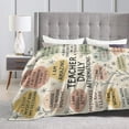 thumbnail image 5 of Teacher Gifts for Women Men- Unique Teacher Appreciation Gifts Blanket, Funny Gifts for Teachers, Best Teacher Gifts from Student, Teacher Birthday Retirement Gifts- Throw Blanket 50x40, 5 of 6