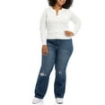 thumbnail image 2 of A3 Denim Women's Plus Size High Rise Flare Jeans, 2 of 7