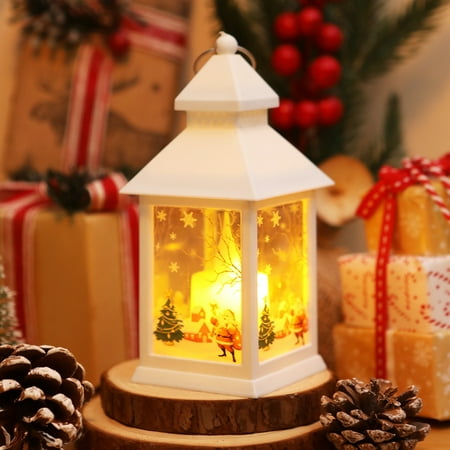 

Ozmmyan New Christmas Wind Lights Decoration Imitation LED Lights Ornaments Church Holiday Home Decoration Night Lights Gift Clearance