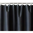 thumbnail image 3 of Black Magnetized Shower Curtain Liner Waterproof With Metal Rustproof Grommets, 3 of 3