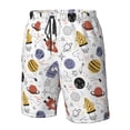 thumbnail image 4 of Balery Rocket Planets Traje de Baño Estilo Hawaiano para Hombre, Shorts de Secado Rápido con Bolsillos-XX-Large, 4 of 6
