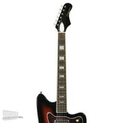 Silvertone 1478 Solidbody Electric Guitar Red Sunburst