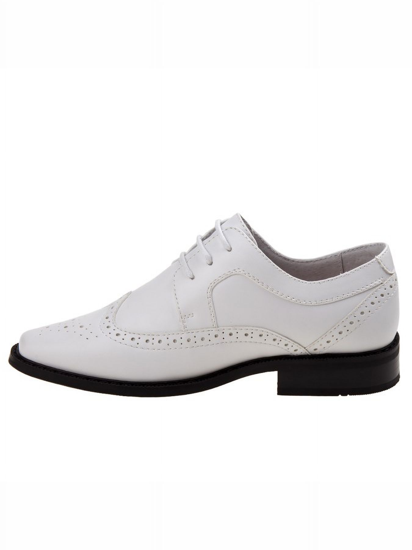 Joseph Allen Boys Lace Toddler Dress Shoes - White, 12 - image 3 of 5