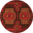 thumbnail image 1 of Ahgly Company Indoor Round Persian Orange Traditional Area Rugs, 8' Round, 1 of 1