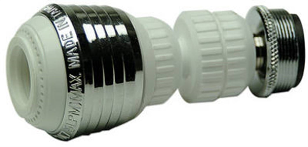 Faucet Aerator, Double Swivel, Dual Thread, Chrome, 15/16 & 55/64" X 27