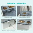 thumbnail image 6 of Turtle Tank Kit, Turtle Aquarium with Basking Platform, Water Pump, Filter Layer Design, Full View Visually Reptile Habitat, Easy to Clean and Change Water, Multi Functional Area, 6 of 7