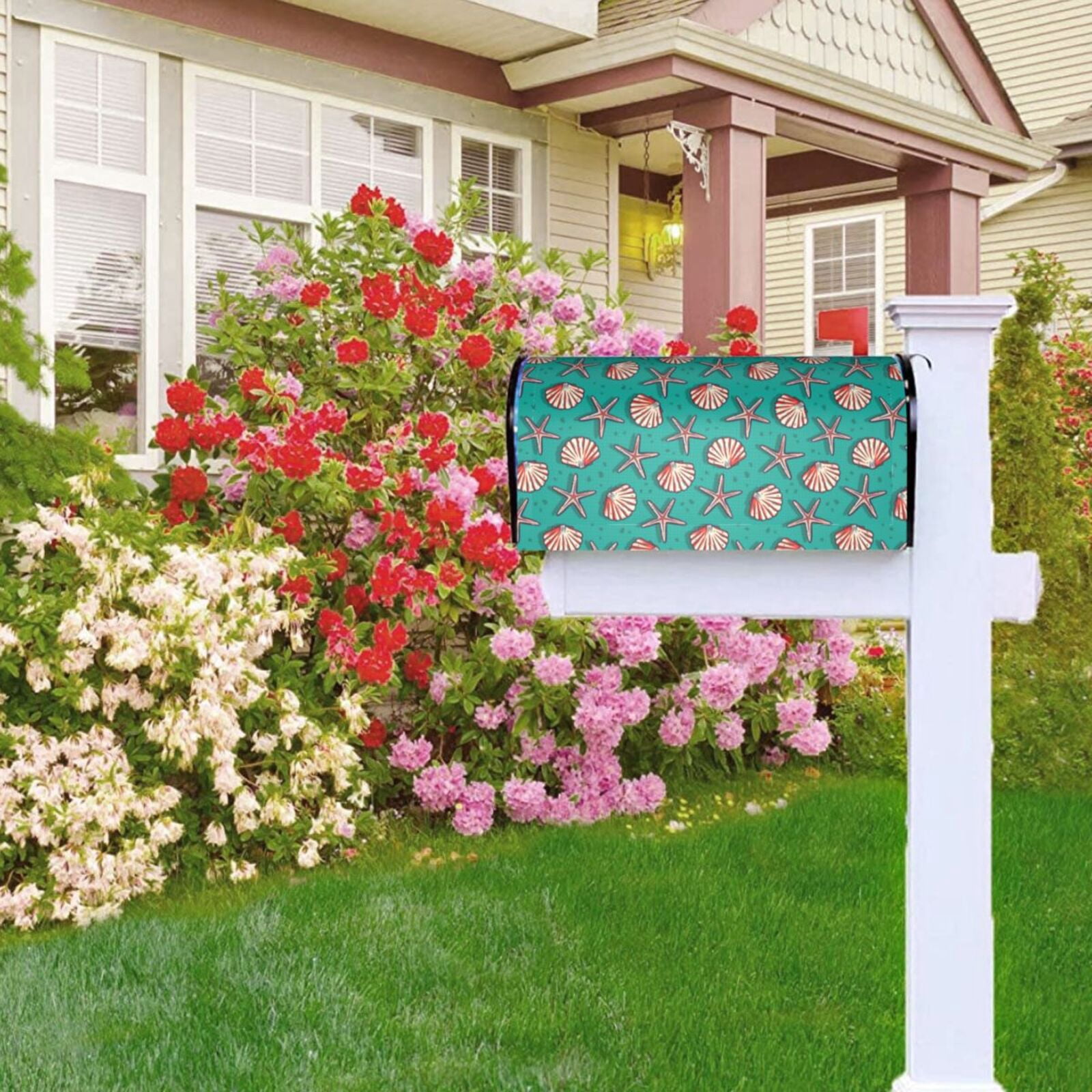 Kdxio Magnetic Mailbox Cover 21x18 in Mailbox Cover Outdoor Decoration Holiday Mailbox Covers for Home Garden Yard-21x18 in