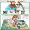 thumbnail image 6 of LingStar Dinosaur Toys for Kids, Magnetic STEM Dinosaur Roars & Lights Toy, with DIY Kit, 6 of 9