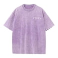 thumbnail image 3 of Streetwear Distressed Print Tee with Washed Finish and Graphic Artwork for Everyday Casual Style, 3 of 4