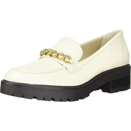 Sam Edelman Women's Taelor Loafers Ivory Leather 8.5M