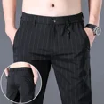 thumbnail image 3 of Pantalones elásticos de enfriamiento para hombres, tallas grandes, trajes para hombres, pantalones de seda de hielo, ropa de diseñador, pantalones formales chinos para hombre, licra, 3 of 5