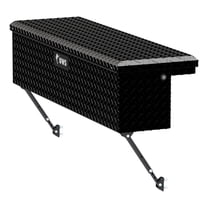 UWS EC30202-MK2 48 In Low Profile Aluminum Truck Side Tool Box, Gloss Black