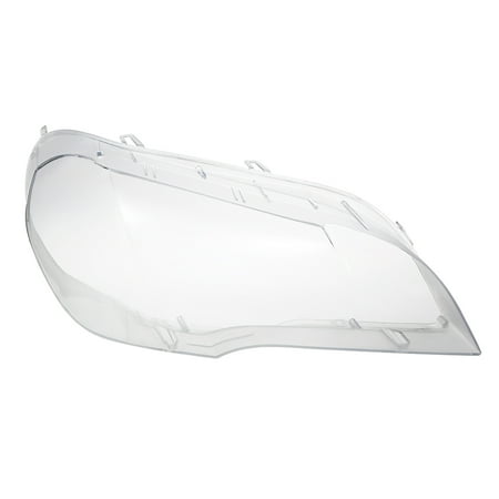 Bmw X5 Headlight Lens Headlight Clear Lens Cover Clear Lamp Cover Lampshade Bright For BMW X5 E70 2008-2013 (Right) ()
