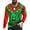 Green, variant on Christmas T-Shirts for Men Long Sleeve 3D Funny Graphic Family Party Crew Neck Casual Fall Winter Family Xmas Gift Men T Shirts White L