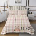 thumbnail image 1 of Erosebridal Geometric Buffalo Quilt Sets for Queen Size Bed,Floral Flower Bed Set,Animal Rabbit Coverlet Set Queen,Ultra Soft Kawaii Room Decorative,3-Piece, 1 of 5