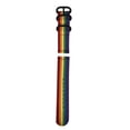 thumbnail image 1 of Generic Rainbow-Colored Durable Nylon Watch Strap, 24mm Width, Universal Fit with Buckle Closure, 1 of 4