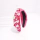 thumbnail image 4 of Diademas para San Valentín, accesorios para el cabello, corazón con perlas, diademas de nudo ancho para San Valentín, fiestas, citas, fiestas de Tanabata, regalos, diademas decorativas a juego para to, 4 of 7