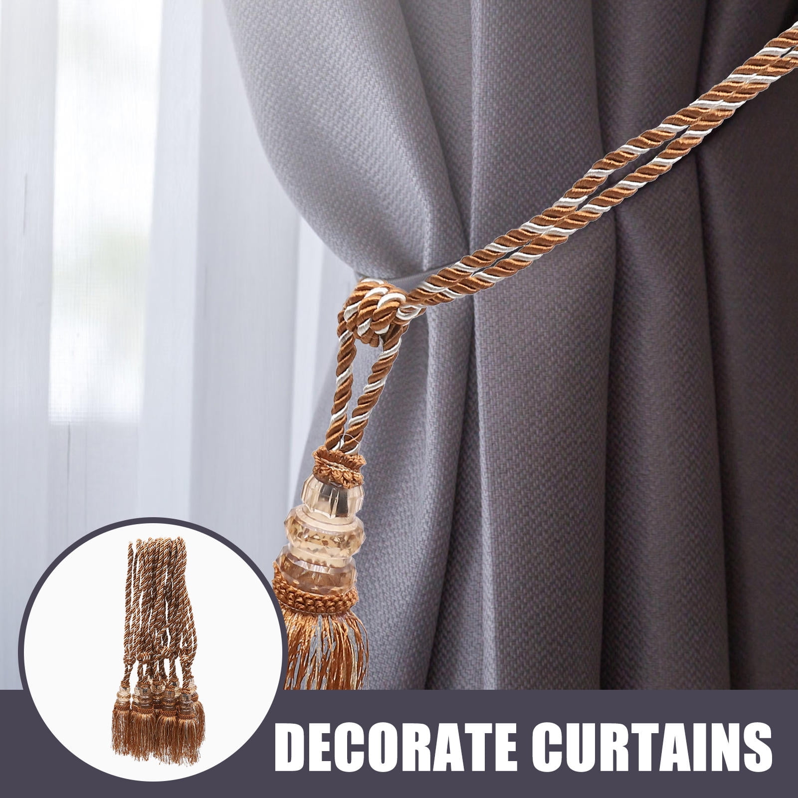 CTIRCHIU 10-Piece Tassel Pendants for Curtains Cushions Upholstery Craft Home Decor Accessories